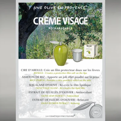 Crème Visage à l'Huile d'Olive 50ml - 2